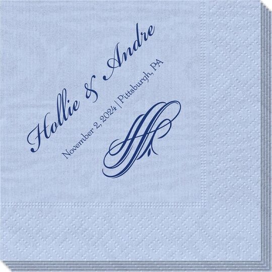 Scroll Moire Napkins